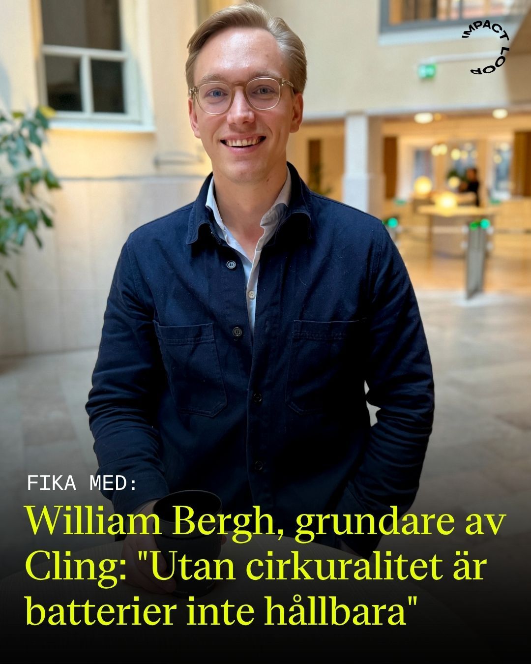 Fika med Cling-grundaren William Bergh